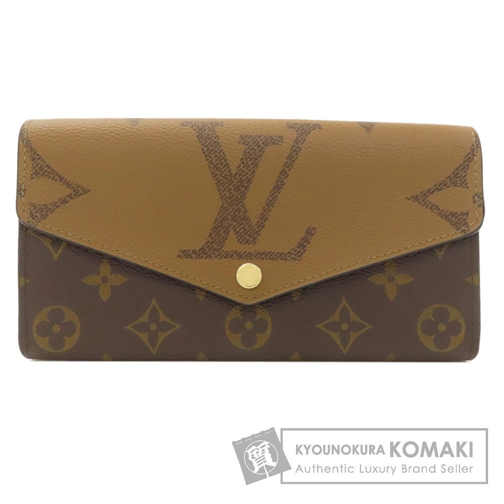 Louis Vuitton Portefeuille Sarah Long Wallet coin Monogram Reverse
